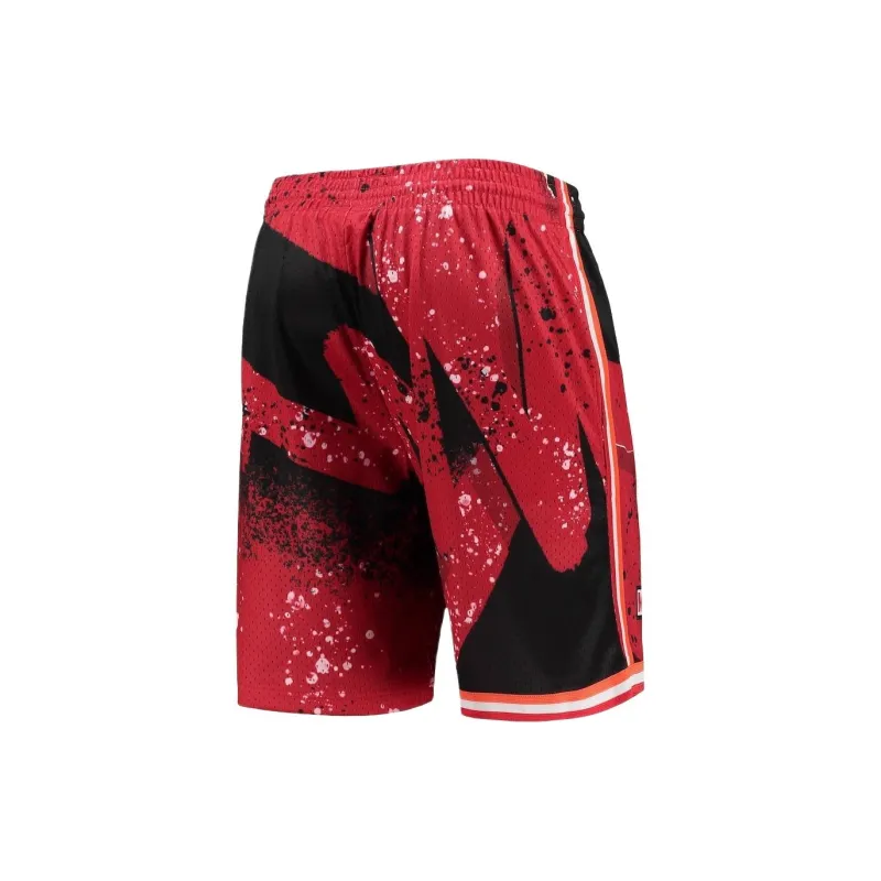 NBA x Mitchell & Ness Miami Heat Hyper Hoops Basketball Shorts Men's Red-1