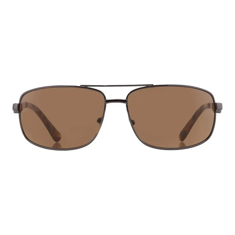 CALVIN KLEIN Metal Aviator Sunglasses Men's Black-1