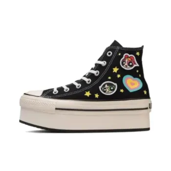 Converse Chuck Taylor All Star Plts Hi The Powerpuff Girls Black Women's