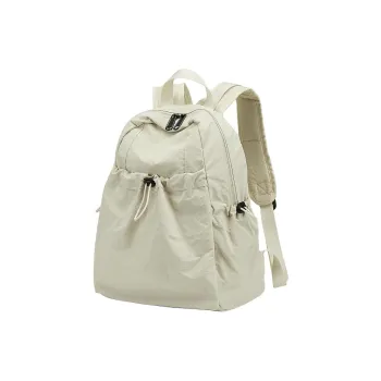 ST&SAT Fabric Backpacks Travel Bags Regular Unisex Black/Khaki