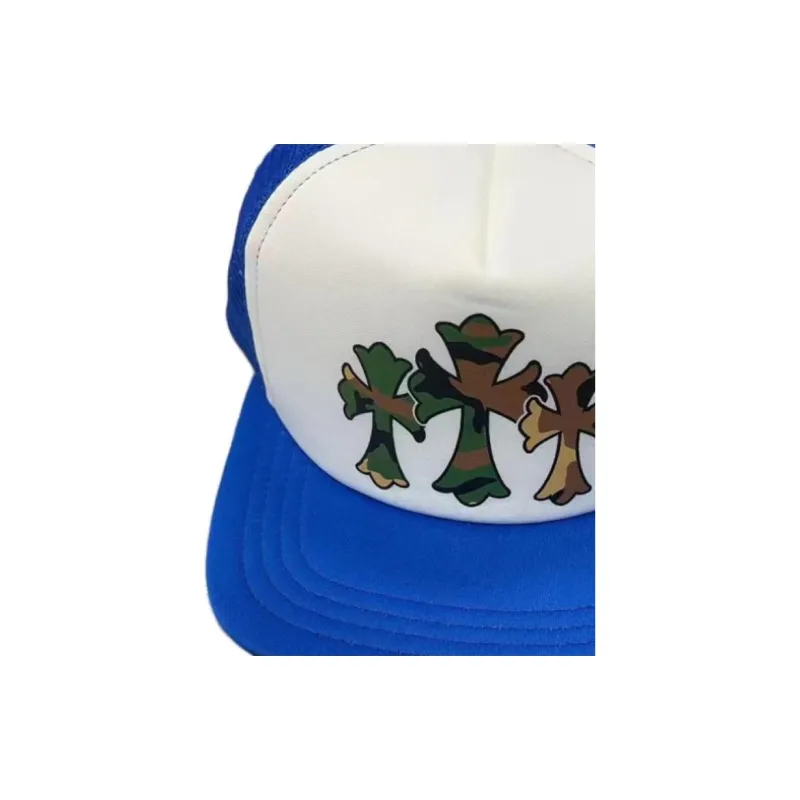 Chrome Hearts Chrome Plated Baseball Caps Men's Blue-2