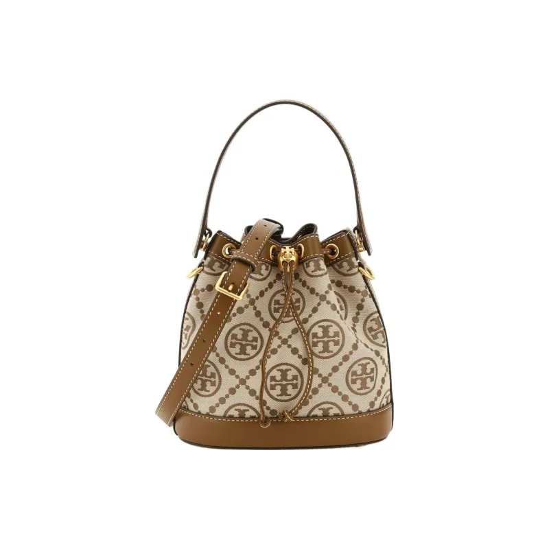 Tory Burch T Monogram Jacquard Bucket Bag-0