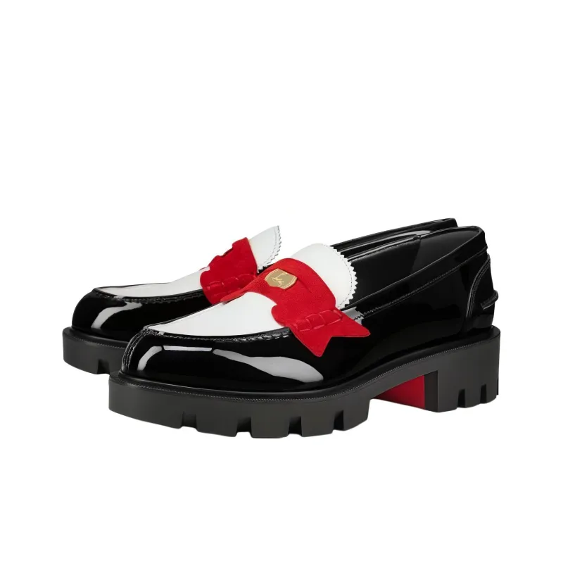 CL Penny Lug Loafers Women's Black-2