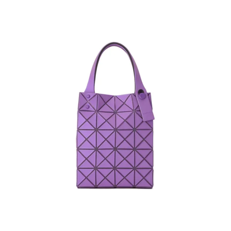 ISSEY MIYAKE Lucent Boxy Bonded PVC Resin Handbag Mini Women's Purple-0