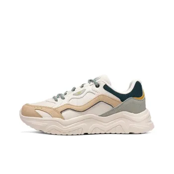 361° Abrasion Resistant Slip Resistant Low Top Casual Shoes Men's Beige Green