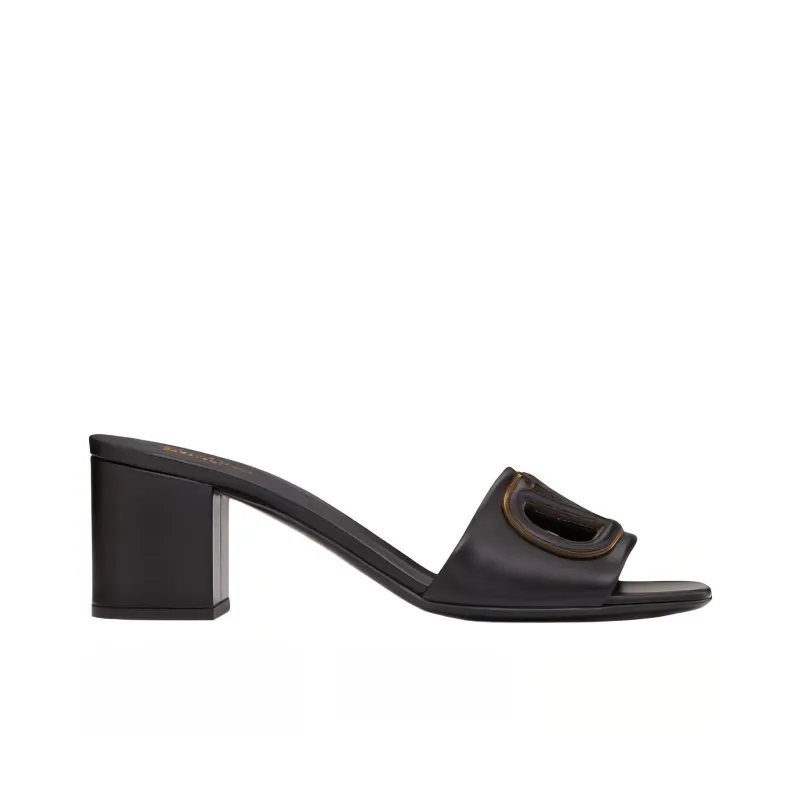 Valentino VLogo Signature Open Toe Slip On Mules Women's-1