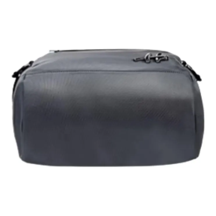Hush Puppies Cow Leather Backpack Large Size Men's Gray-4