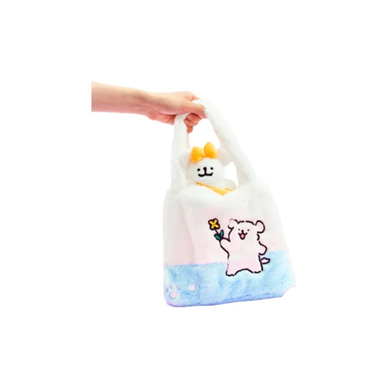 The Green Party Polyester Shoulder Bag Women's Blue White/Bright Pink-1