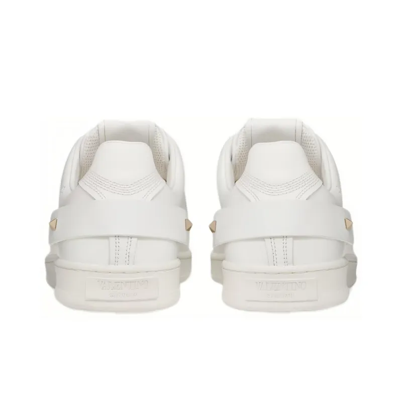 Valentino VLogo Signature GARAVANI Low Top Stylish Skateboarding Shoes Men's White-4