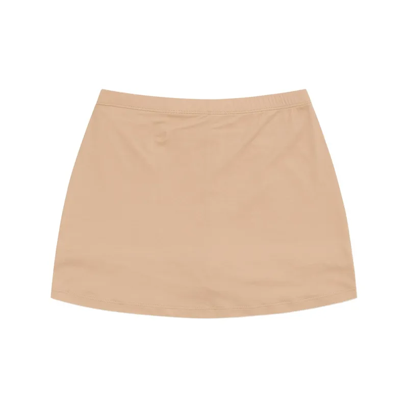 SMFK Casual Short Skirts Women's Skin-1
