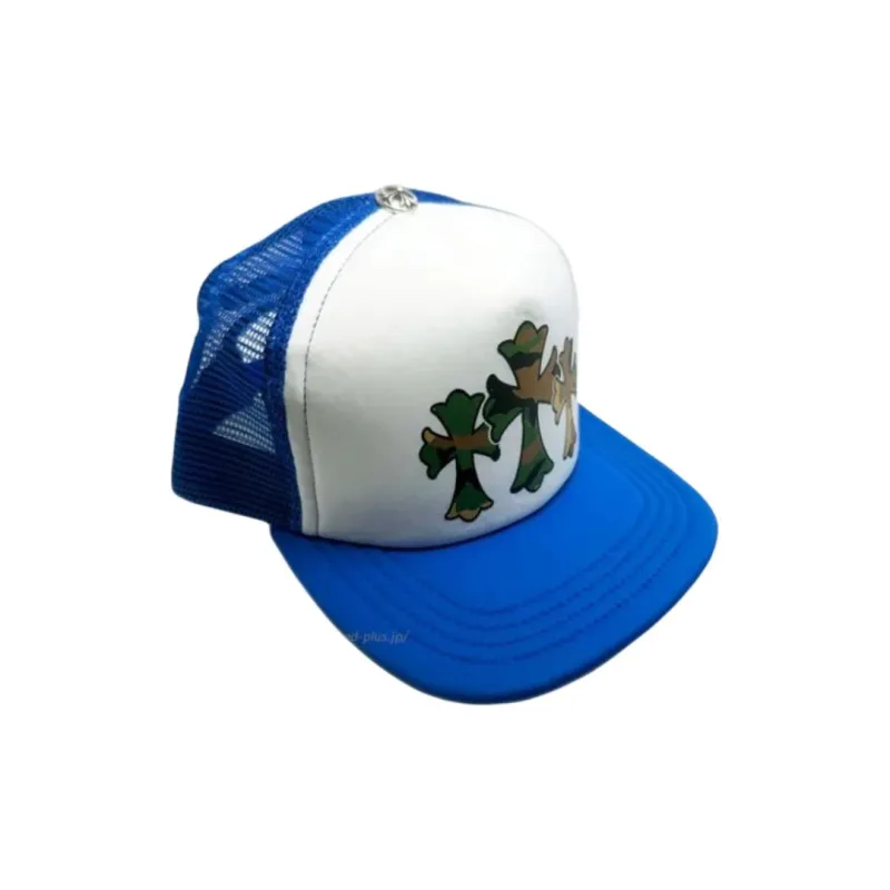 Chrome Hearts Chrome Plated Baseball Caps Men's Blue-1