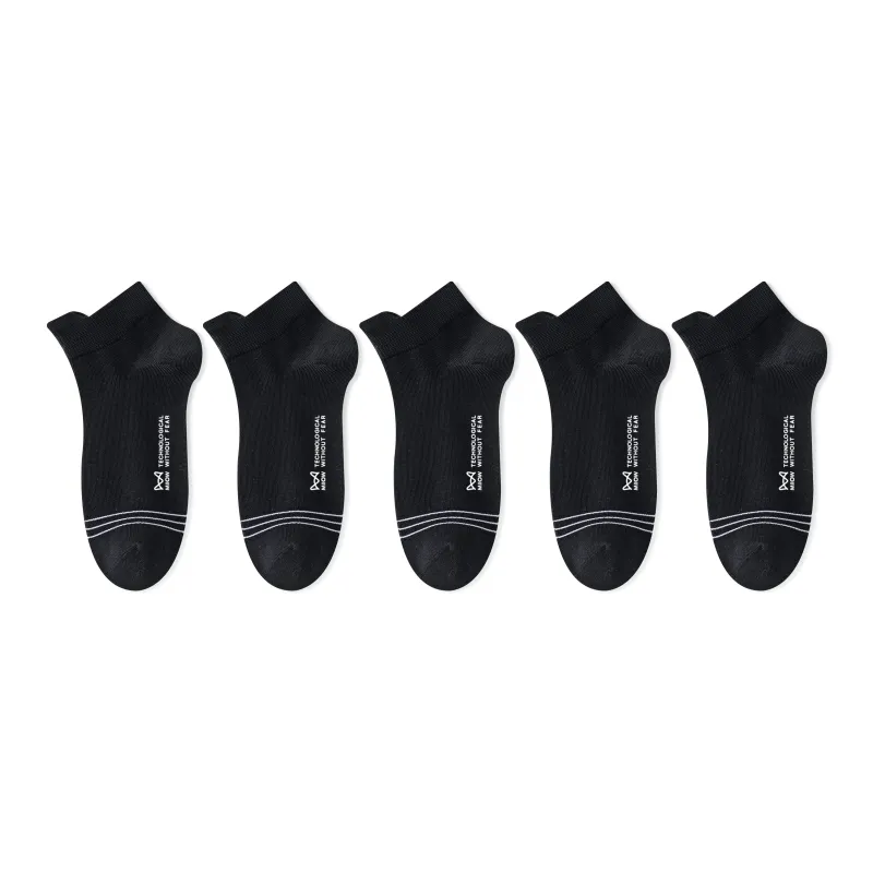 MIIOW Cool One Summer Series Ankle Socks Men's 5 Pack-0