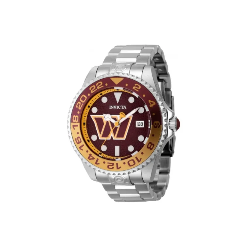 INVICTA Wrist Watch Automatic Mechanical Movement Stainless Steel Strap 47mm Red Watch Dial Men's Watches-0