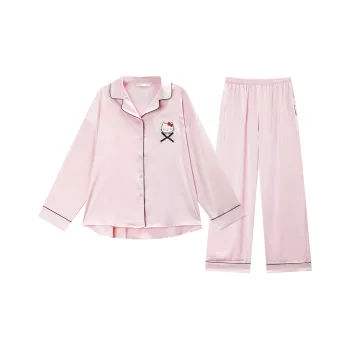 GUKOO x Hello Kitty Sanrio Series Pajama Set Women's Light Mist Pink