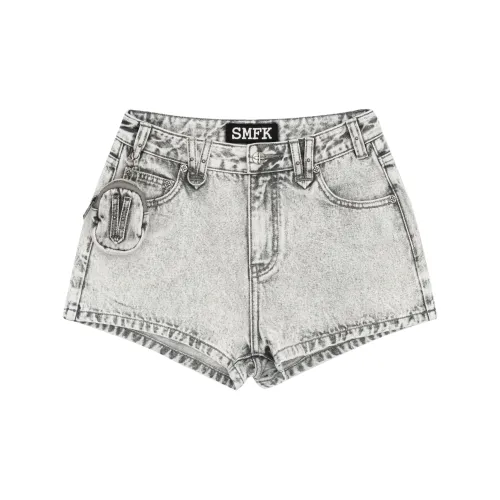 SMFK Denim Shorts Women's Dusty Gray