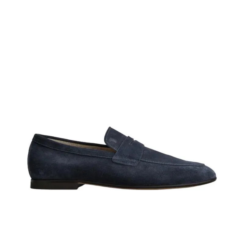 TOD'S Almond Toe Slip On Loafers-1