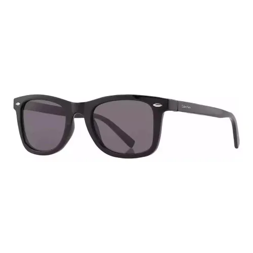 CALVIN KLEIN Plastic Square Sunglasses Men's Black