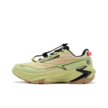 QIAODAN Light Cavalry Running Shoes Men Low Top Spring Dawn Green/Black