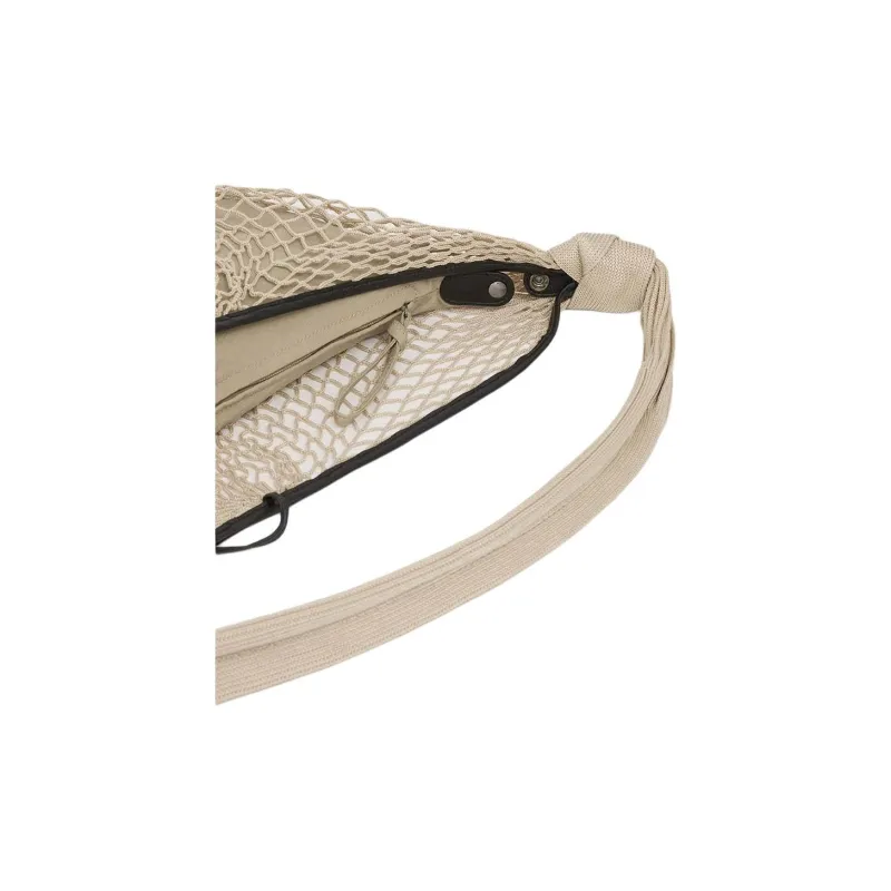 Lemaire Nylon Croissant Bag, Crossbody Bag, Shoulder Bag Large Size Women's Light Beige-3