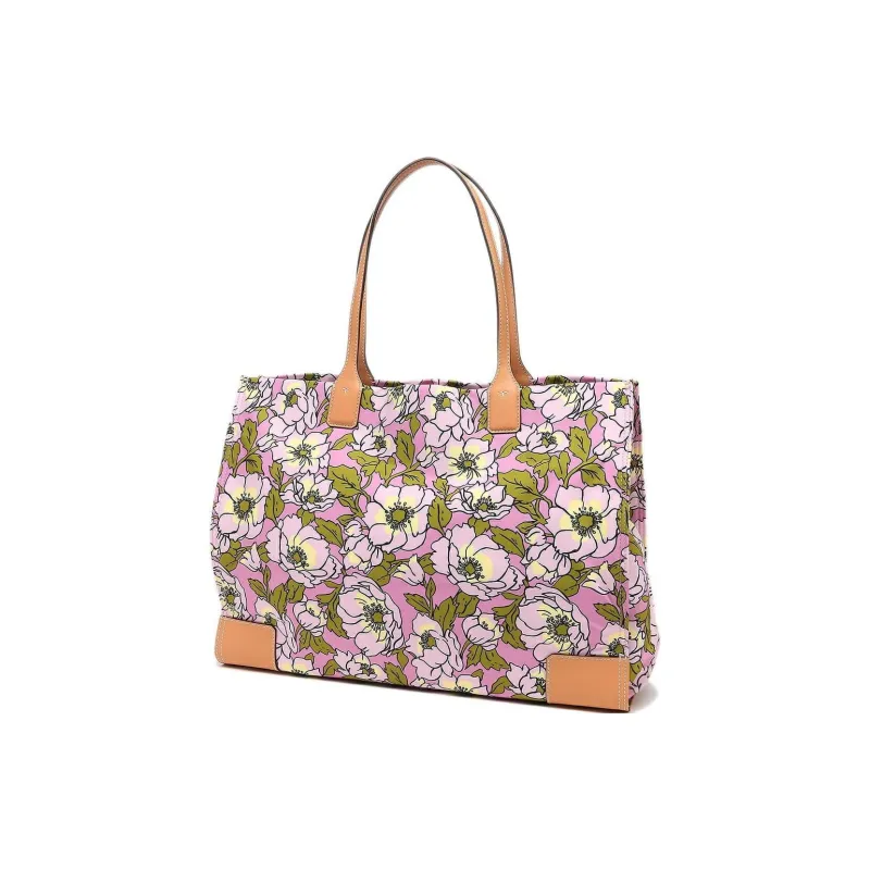 TORY BURCH Ella Polyester Artificial Leather Tote Bag Shopping Bag Handbag Shoulder Bags Regular Women's Multicolor-3