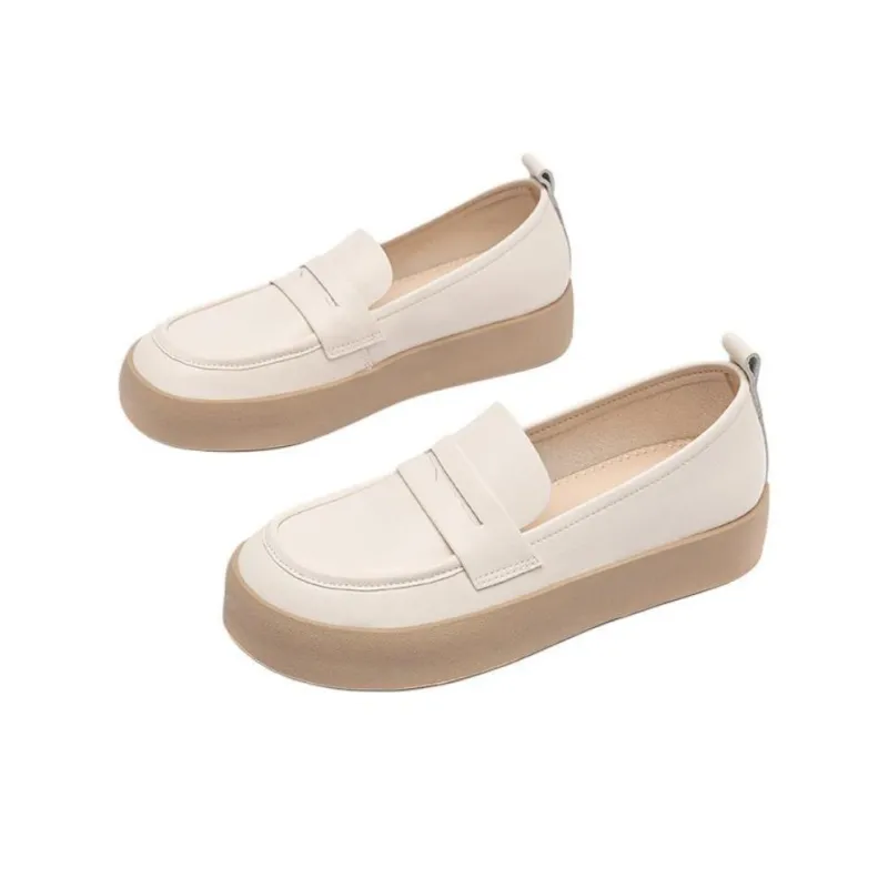 RED DRAGONFLY Loafers 3cm Women's Ecru-2