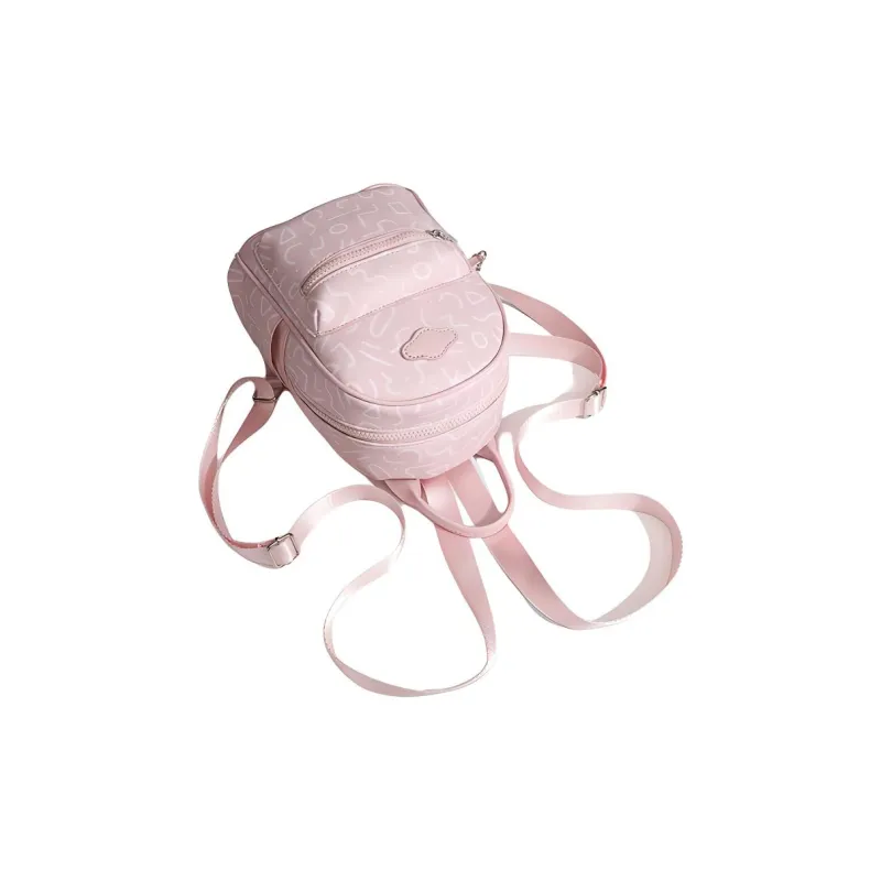 H YXIANG PU Backpack Regular Women's Pink-4