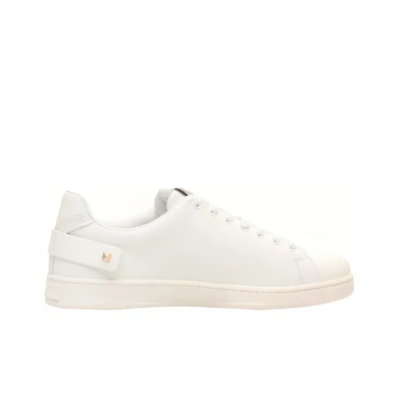 Valentino VLogo Signature GARAVANI Low Top Stylish Skateboarding Shoes Men's White-1