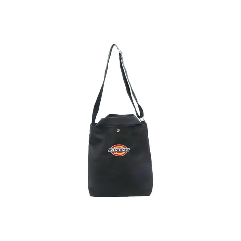 Dickies Canvas Canvas Bag Tote Bag Shopping Bag Shoulder Bag Handbag Unisex Black & Orange-0