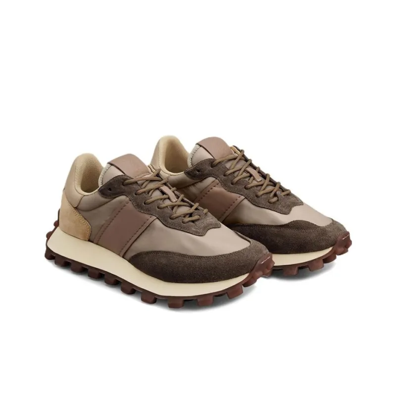 TOD'S 1T Shock Absorbers Low Top Sports Casual Shoes Men's Brown Gray-2
