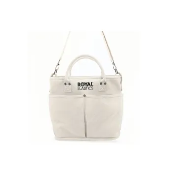 ROYAL ELASTICS Canvas Shoulder Bag Canvas Bag Women's White