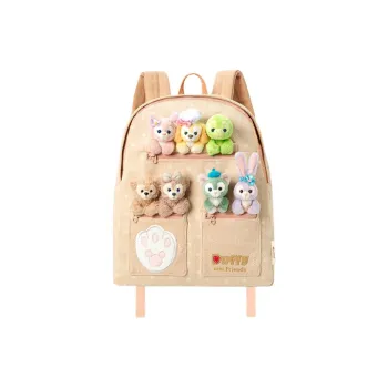 Disney Fabric Backpack Regular Unisex Milk Tea