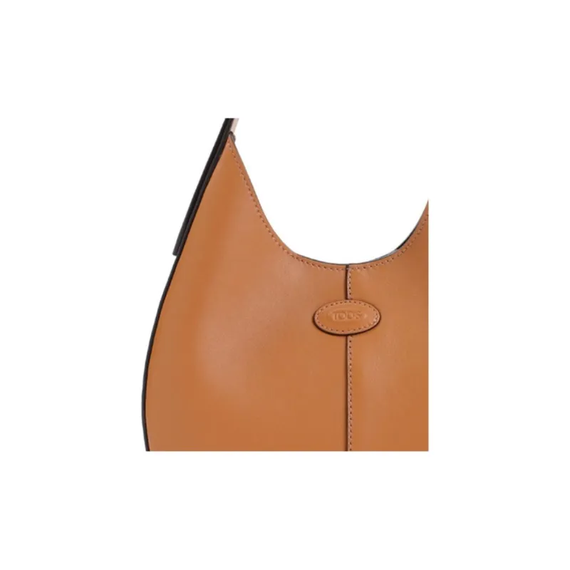 TOD'S Nappa Leather Handbag Mini Women's Brown-3