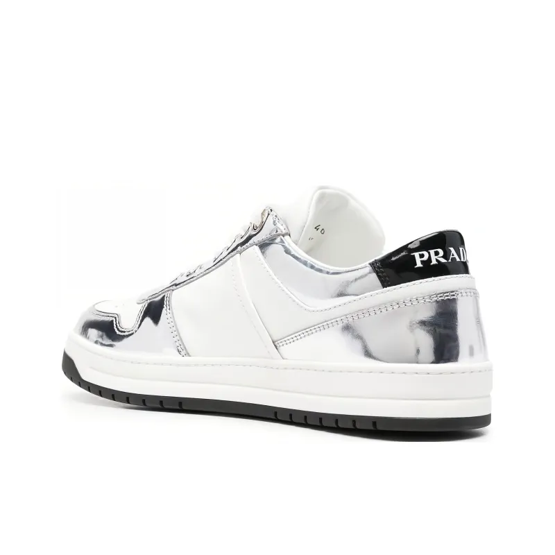 PRADA Downtown Trainers 'White Silver' Women's-3