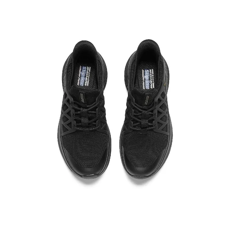 Skechers Bob's Anti Slip Wear Resistant Low Top Casual Shoes Women's Black-4