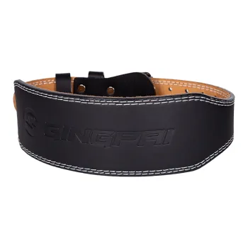 Competition Back Support Braces Fitness Protective Compression Cow Leather Suede Unisex