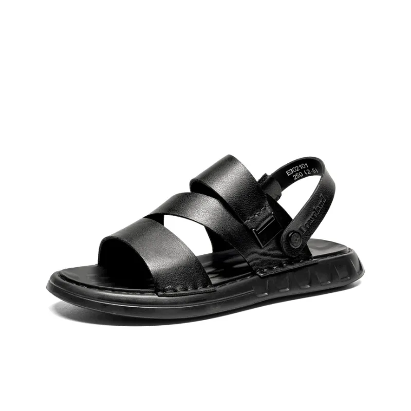 LEAVELAND Fashion Sandal Men's Black-2