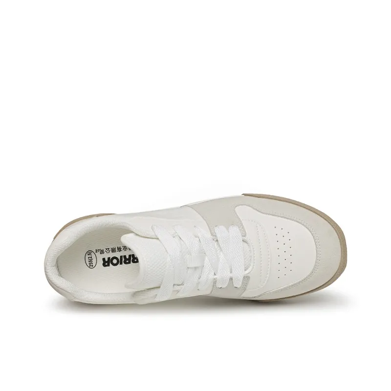 Warrior Wear resistant, Lightweight, Breathable, And Non slip. Low Top Canvas Shoes Unisex White Gray-3