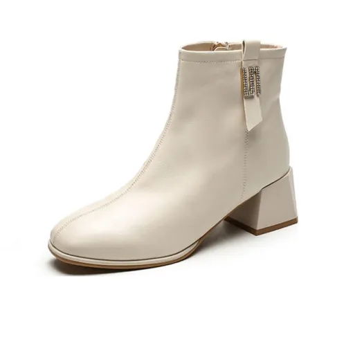 EXULL Q Ankle Boots Women's Off White