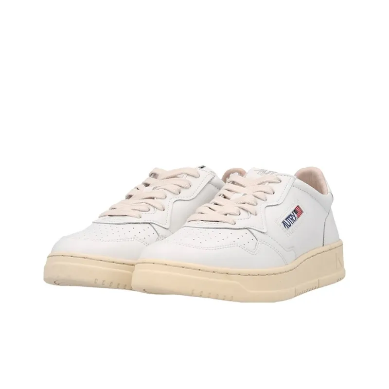 AUTRY Medalist Leather Trainers 'White'-1