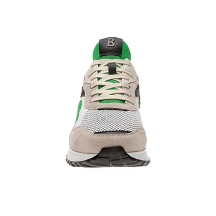 BOGNER Low Top Sports Casual Shoes Men's Gray Green Red-2