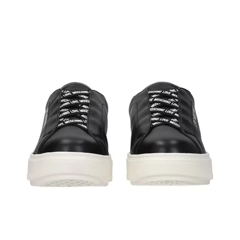 LOVE MOSCHINO Stylish Skateboarding Shoes Women's Black-2