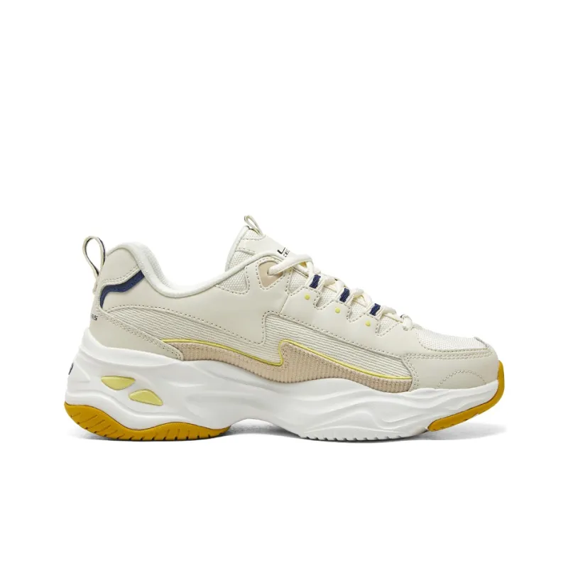 Skechers D'Lites 4.0 Shoes 'Beige Yellow'-1