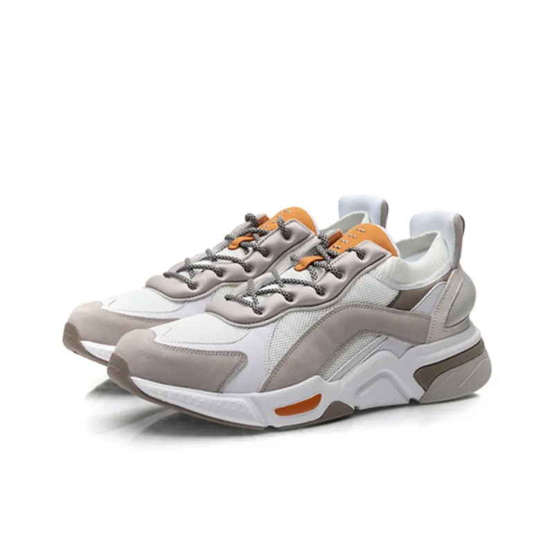 LiNing Non slip Lightweight Low Top Casual Shoes Men's Silver Fish Gray-2