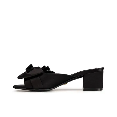 Stuart Weitzman Slide Slippers Women's Black