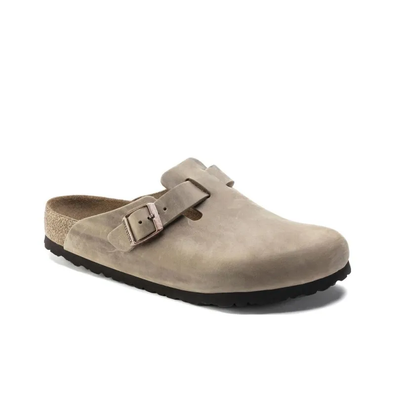 Birkenstock Boston Soft Footbed Oiled Leather 'Tobacco Brown'-1