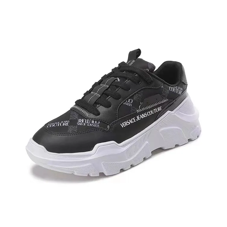 VERSACE JEANS Couture Versace Low Top Sports Casual Shoes Men's Black-2