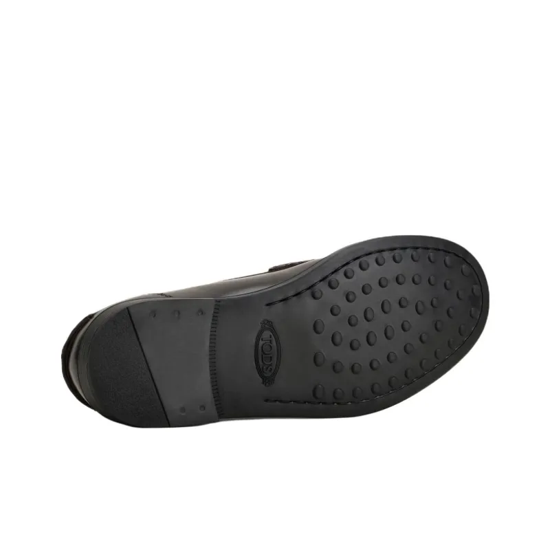 TOD'S Logo Penny Loafers Women's-4