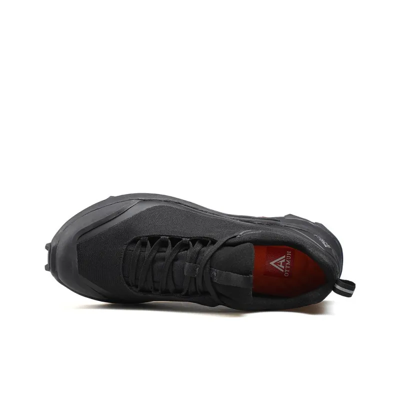 HUMTTO Shock Absorbers With Slip Resistant And Abrasion Resistant Properties Low Top Outdoor Shoes Men's Black-2