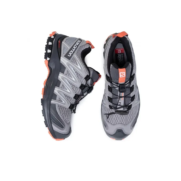 SALOMON Xa Pro 3D W 'Grey Black Orange' Women's-3