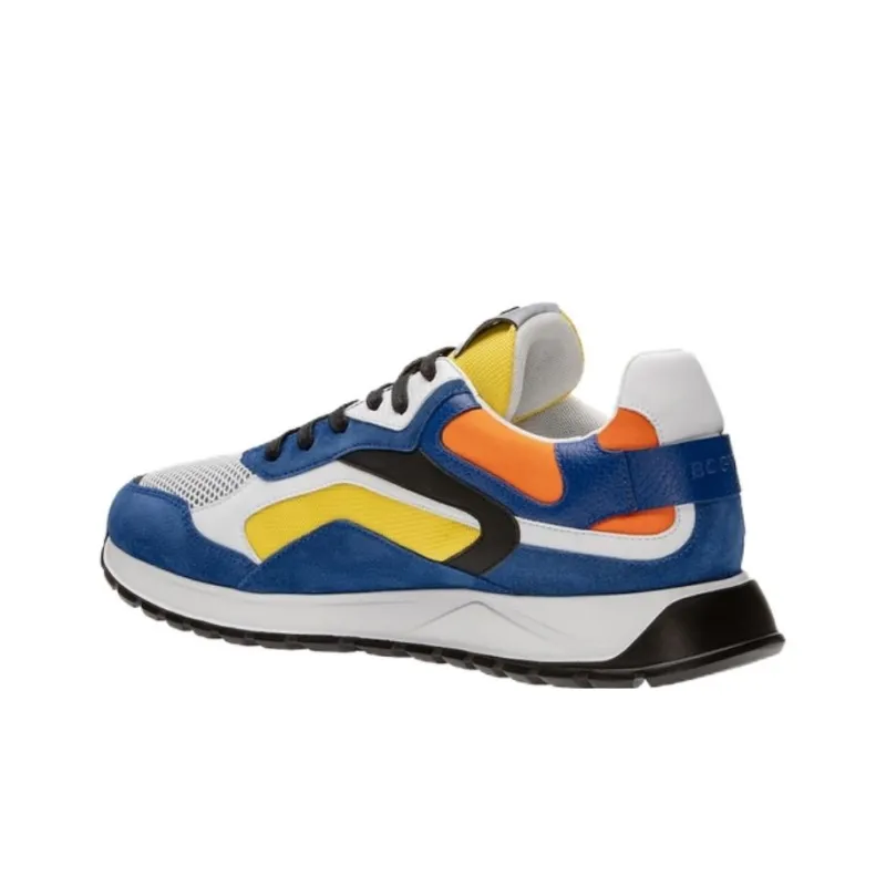 BOGNER Low Top Sports Casual Shoes Men's Blue Yellow Orange-1